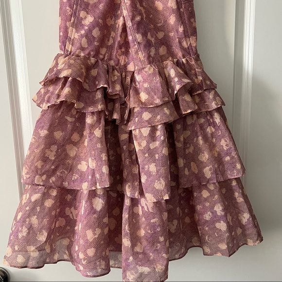 Celina Dress in Lavender Handprint Dot - Picture 11 of 11